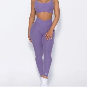 Bombshell Sportswear Contour Leggings- Violet, size Medium